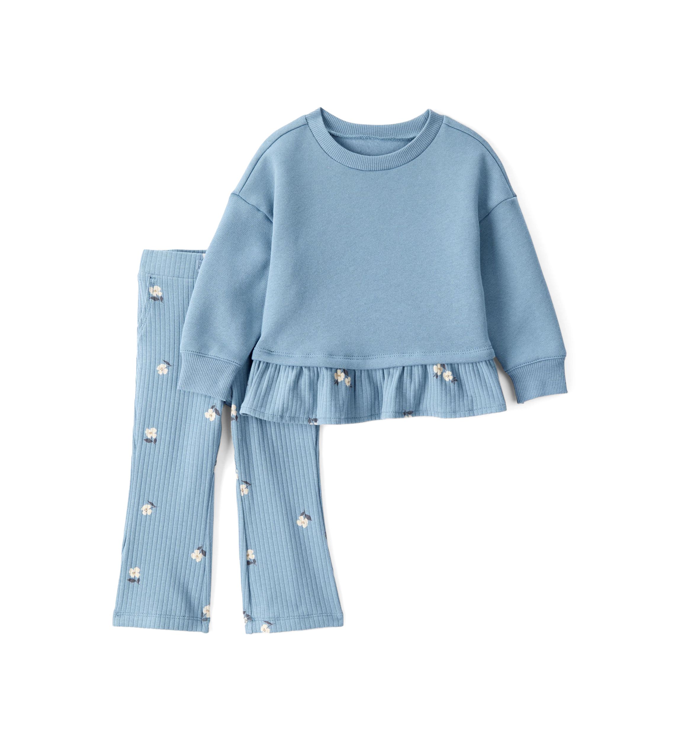 Toddler Girls Flared Pants Set