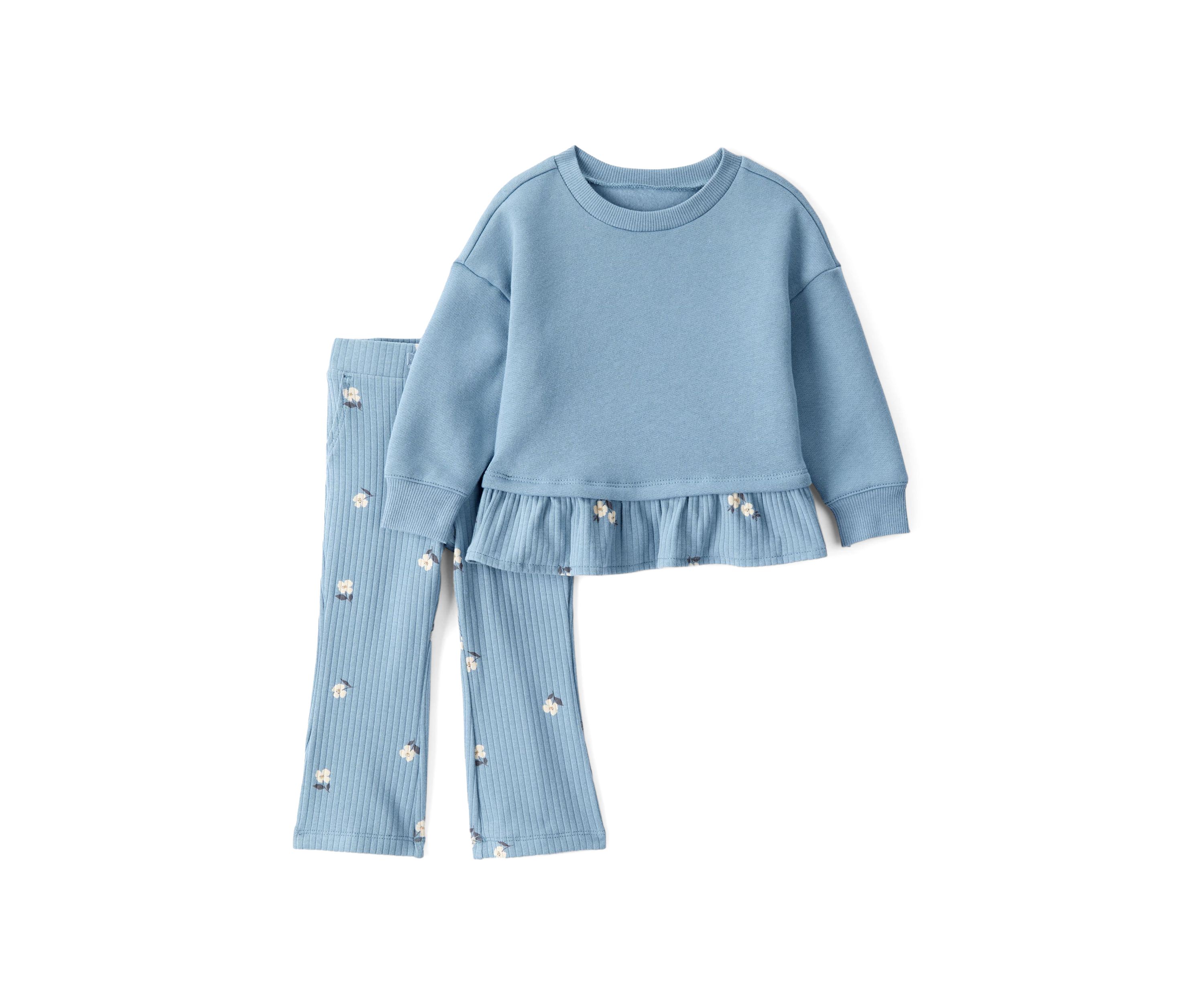 Toddler Girls Flared Pants Set
