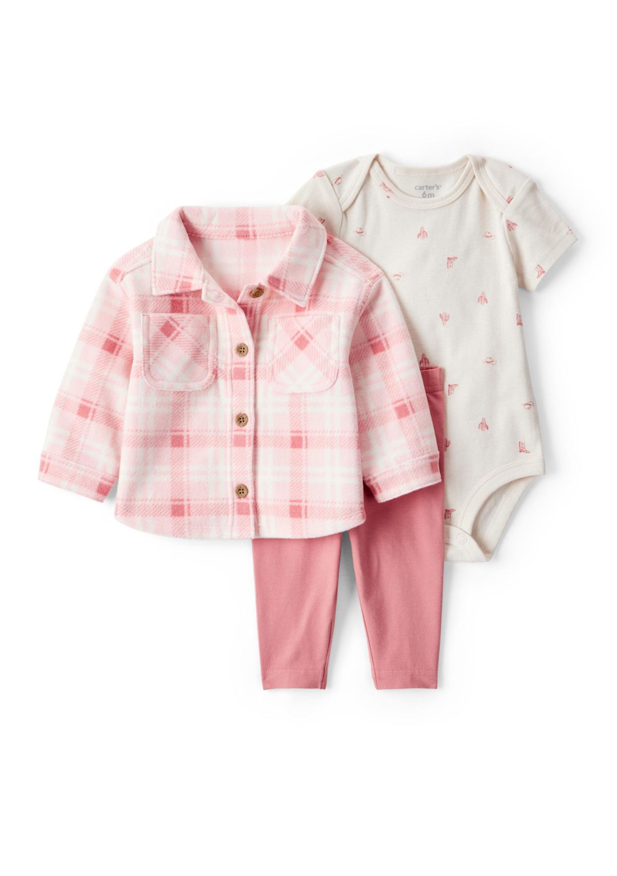 Baby Girls Three Piece Cardigan Set
