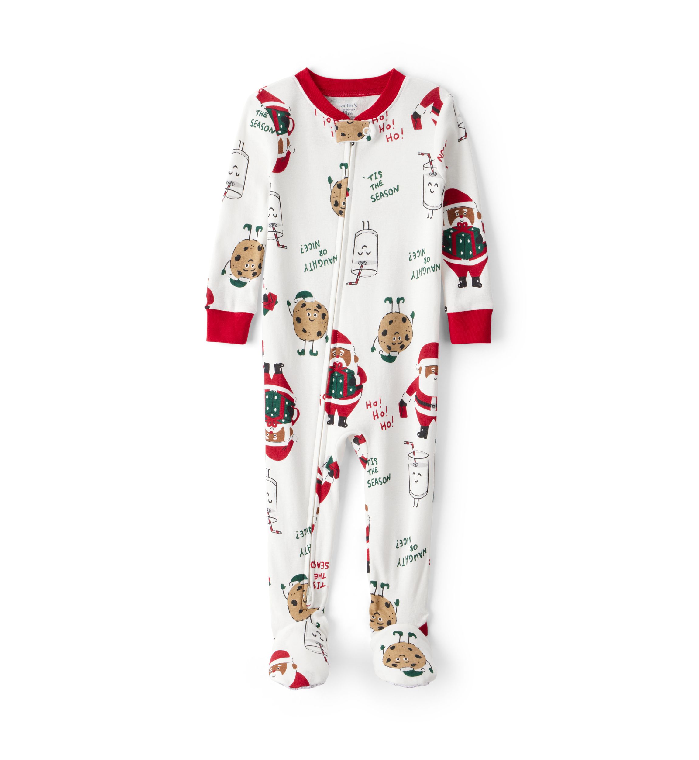 Baby Festive Printed Footie Pajamas