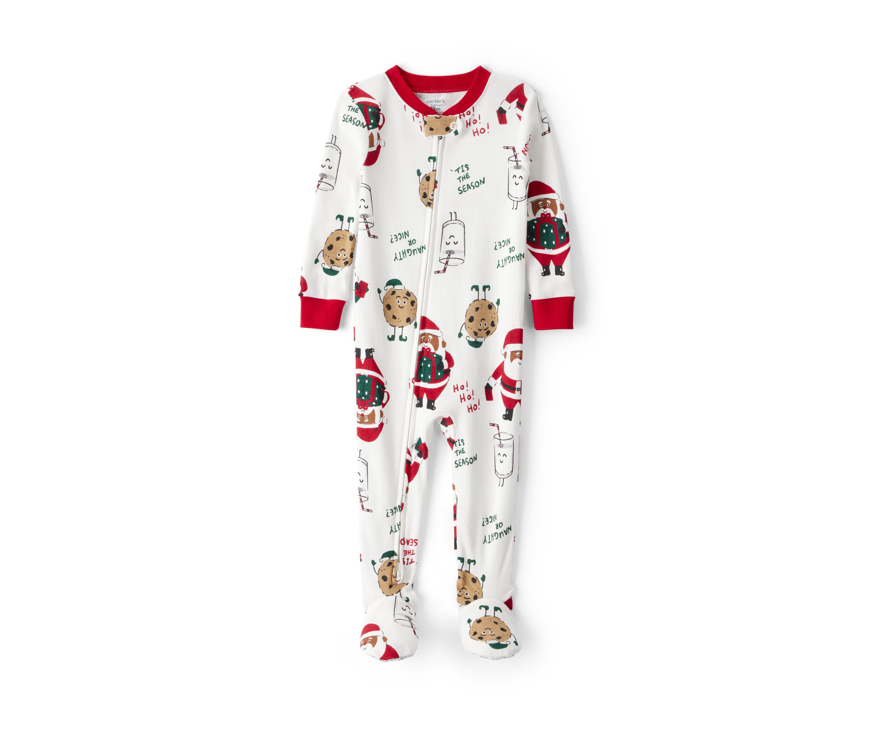 Baby Festive Printed Footie Pajamas
