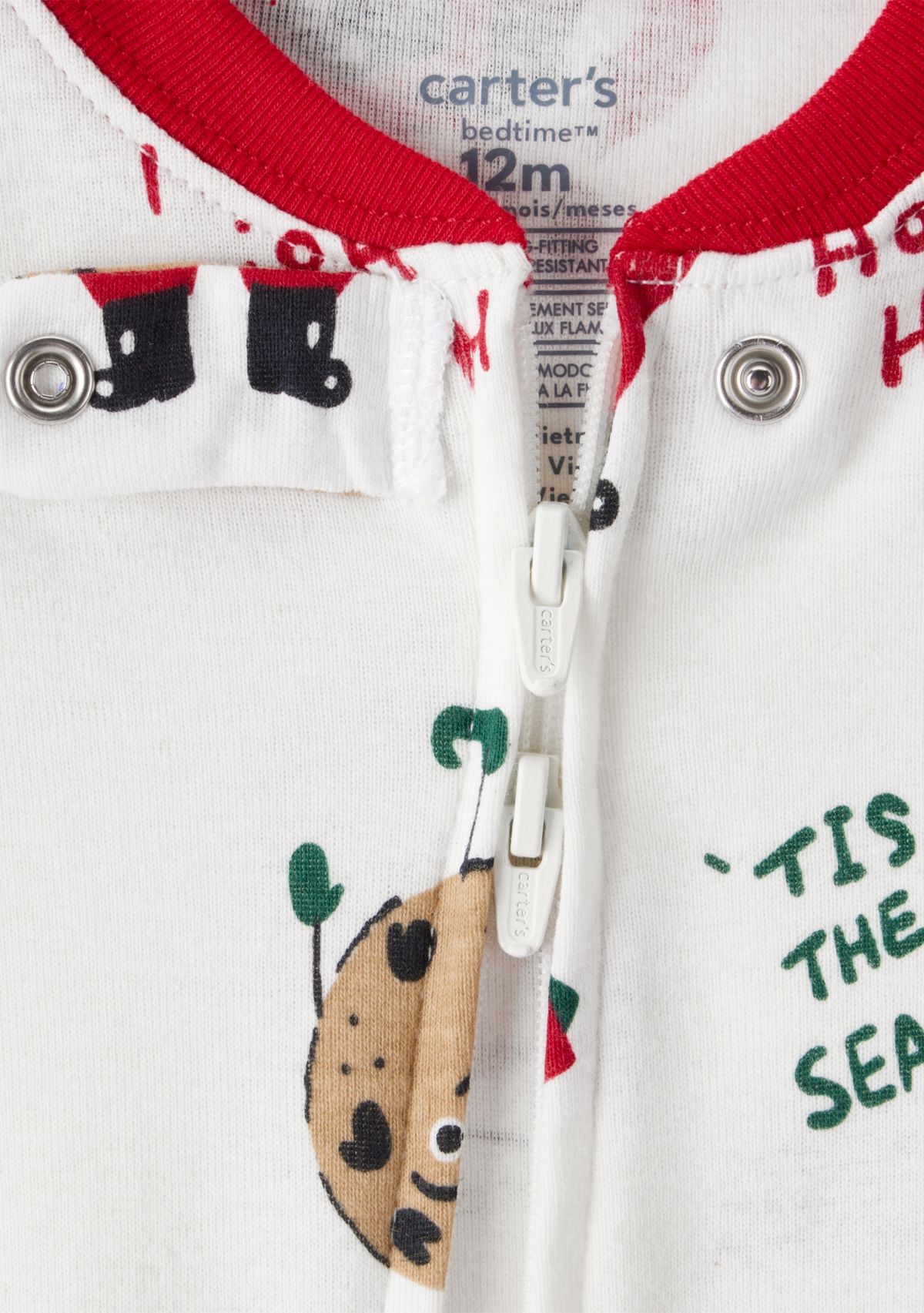 Baby Festive Printed Footie Pajamas