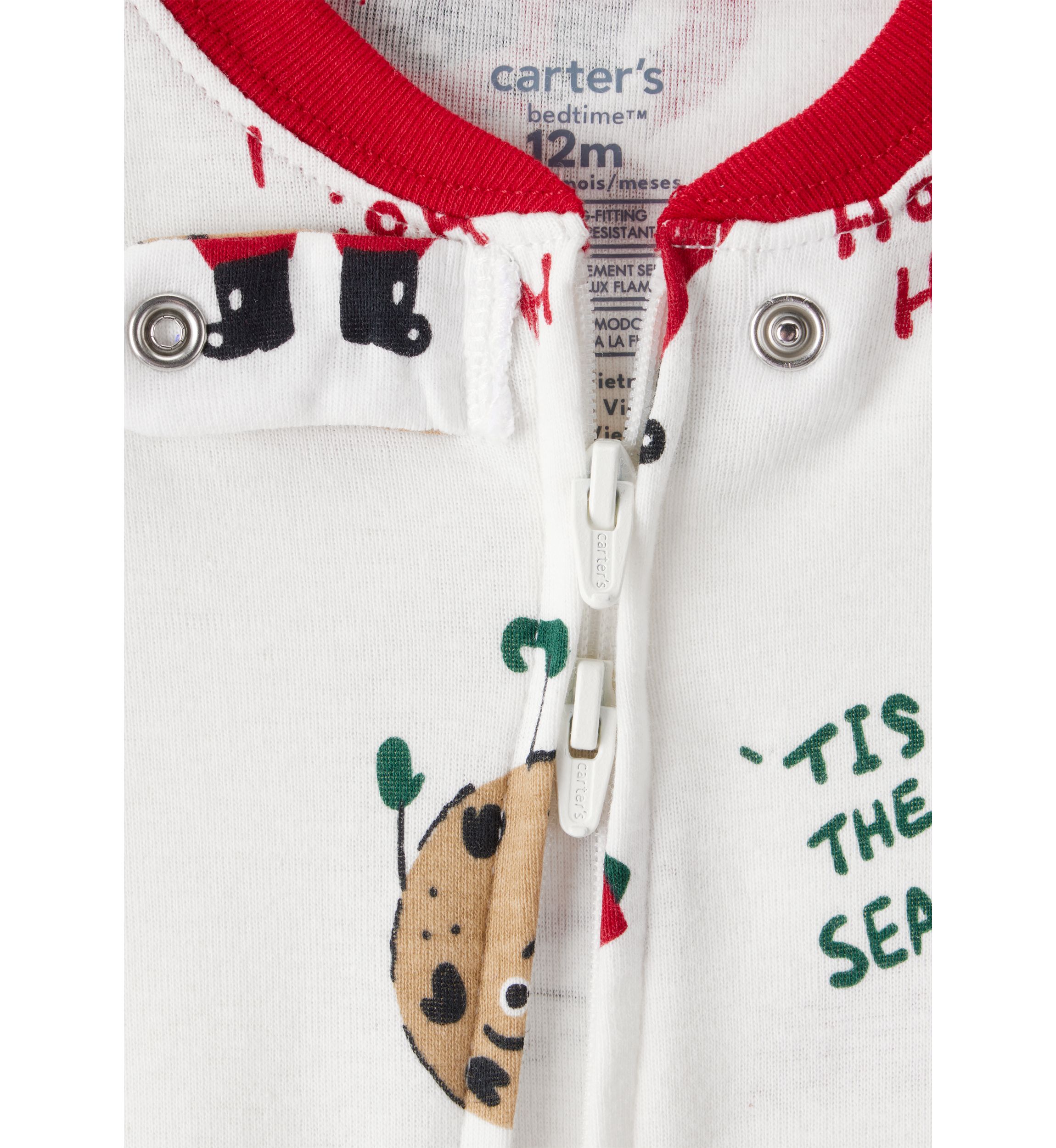 Baby Festive Printed Footie Pajamas