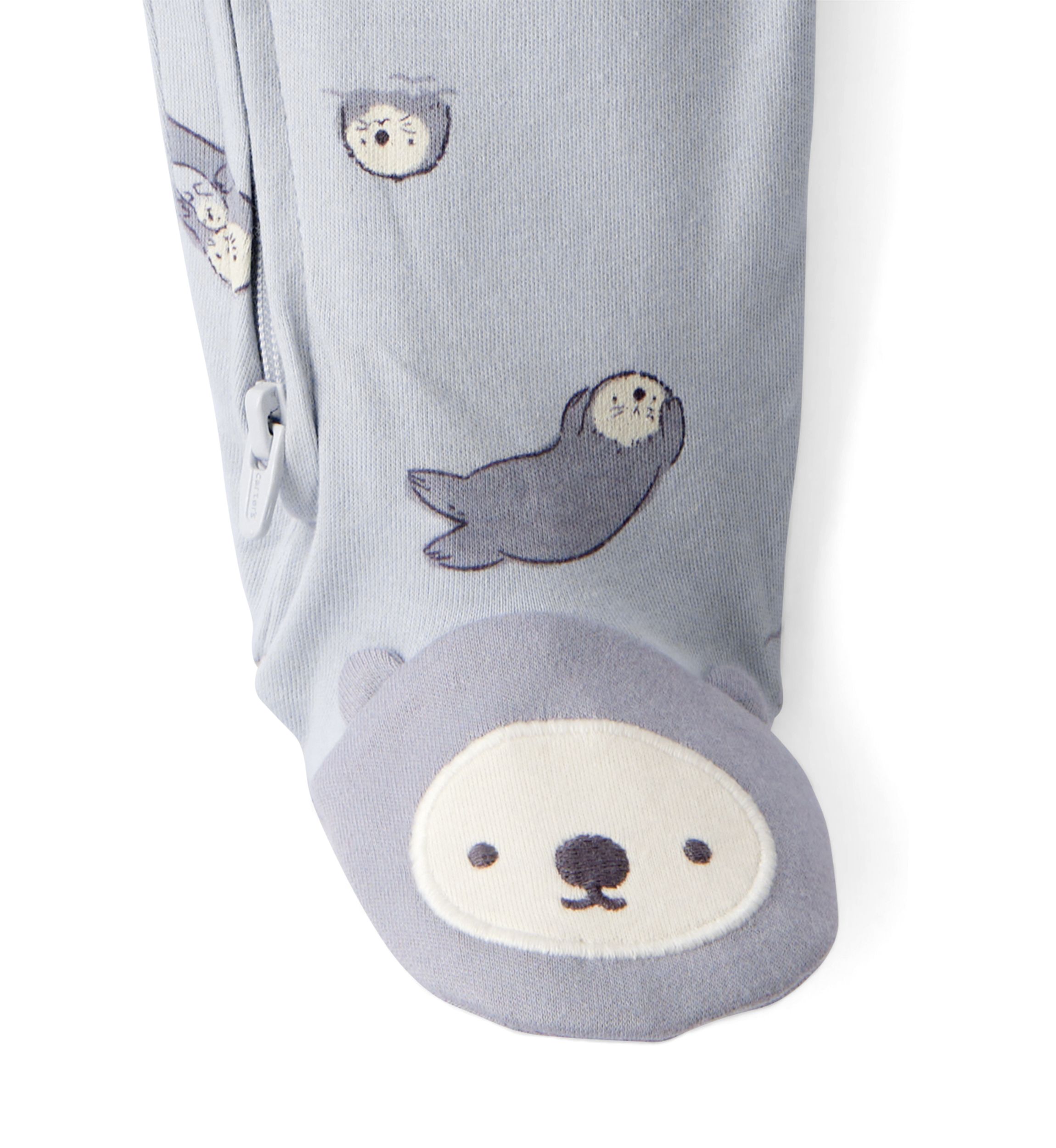 Baby Boys Interlock Snap Footed Pajamas