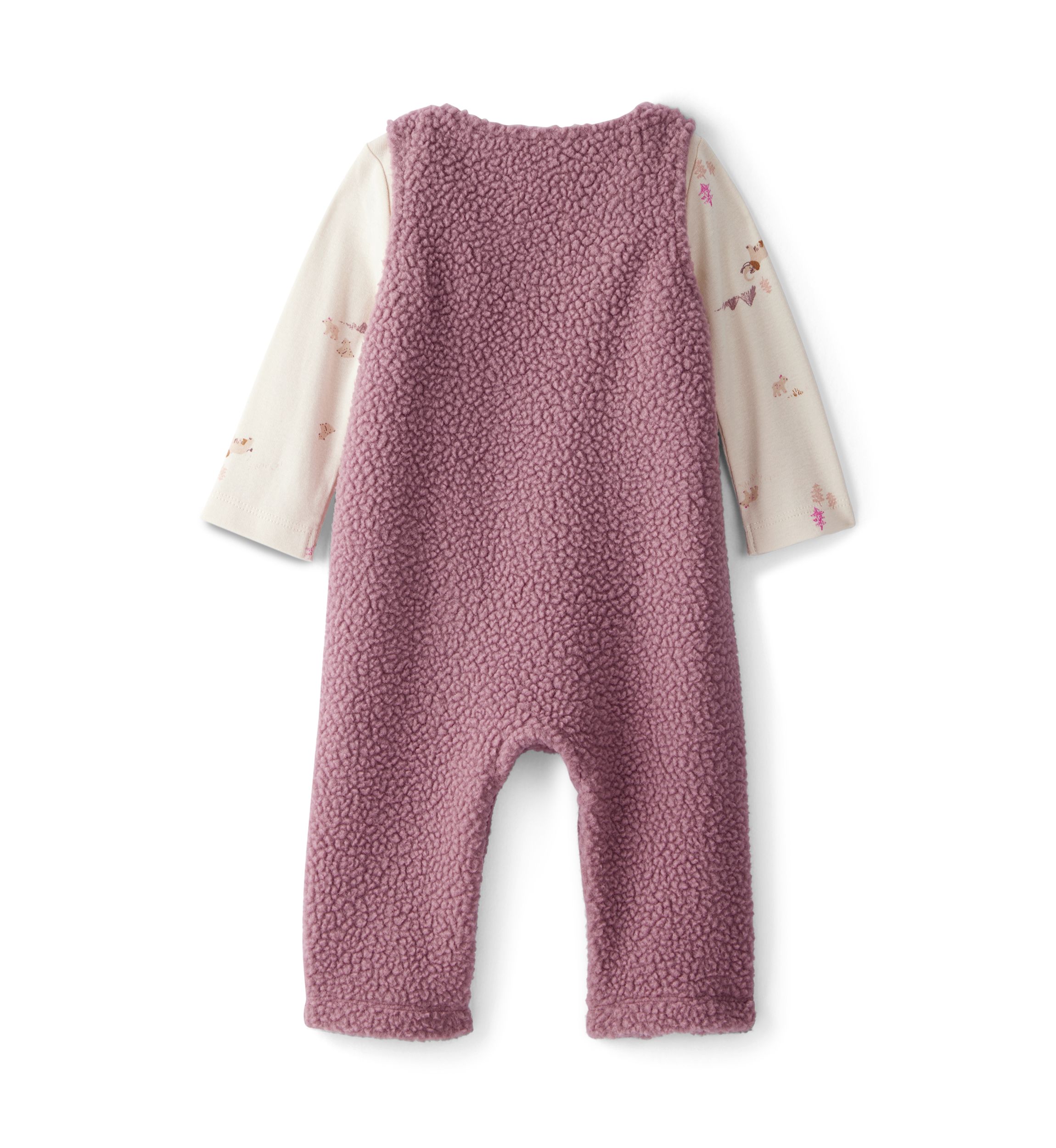 Baby Girls 2-Piece Overall Set 