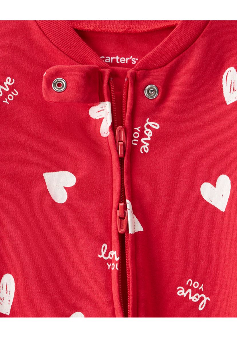 Baby Valentines Day One Piece Pajama