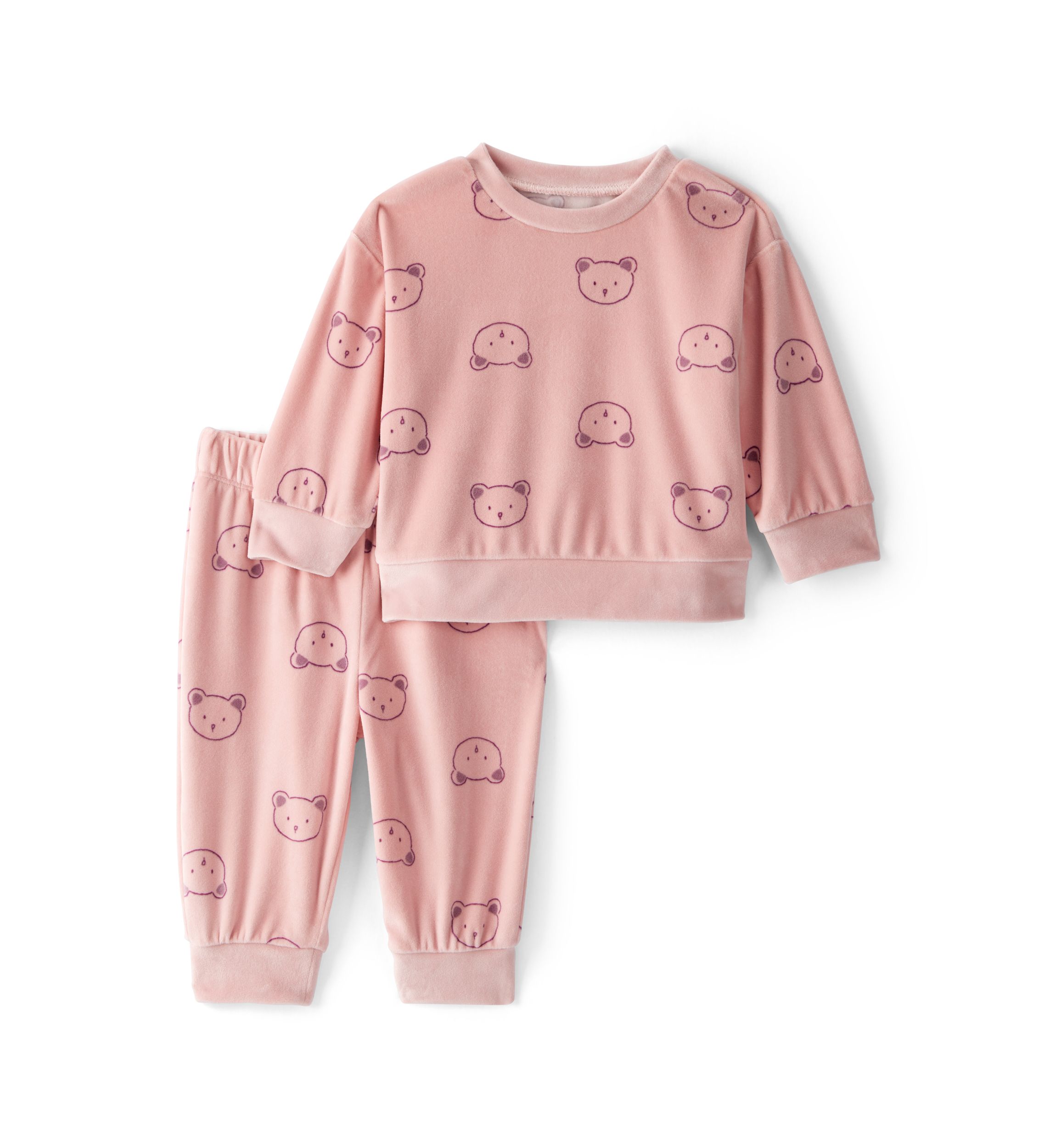 Baby Girls Printed Pant Set 
