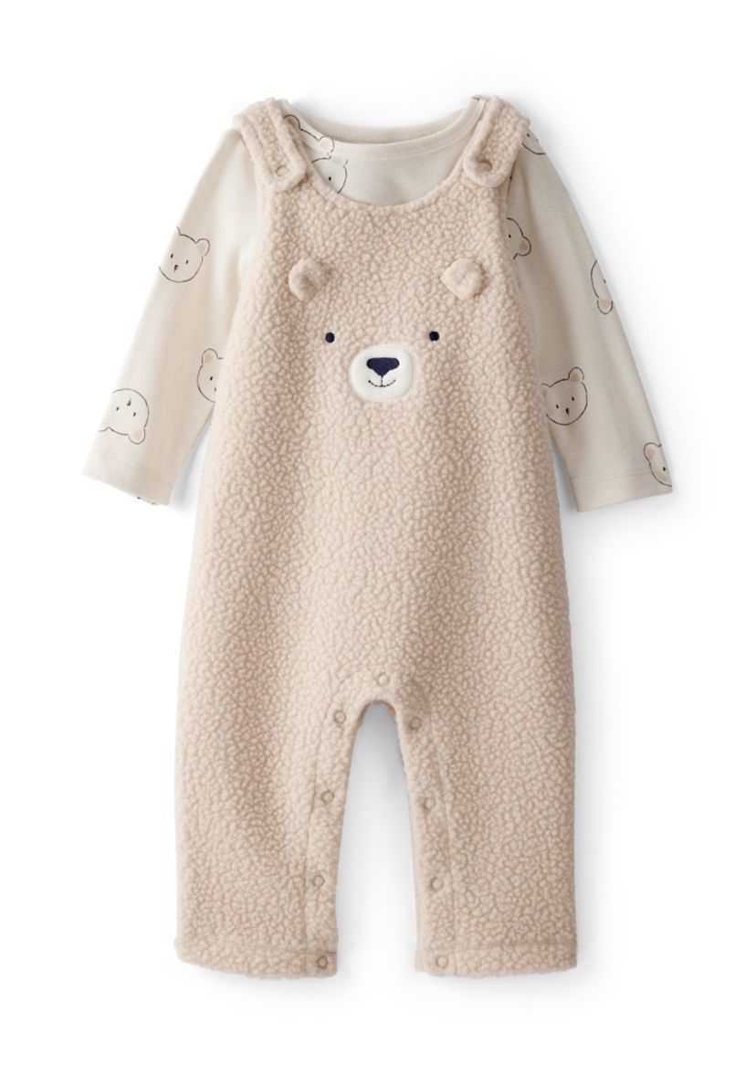 Baby Boys 2-Piece Overall Set