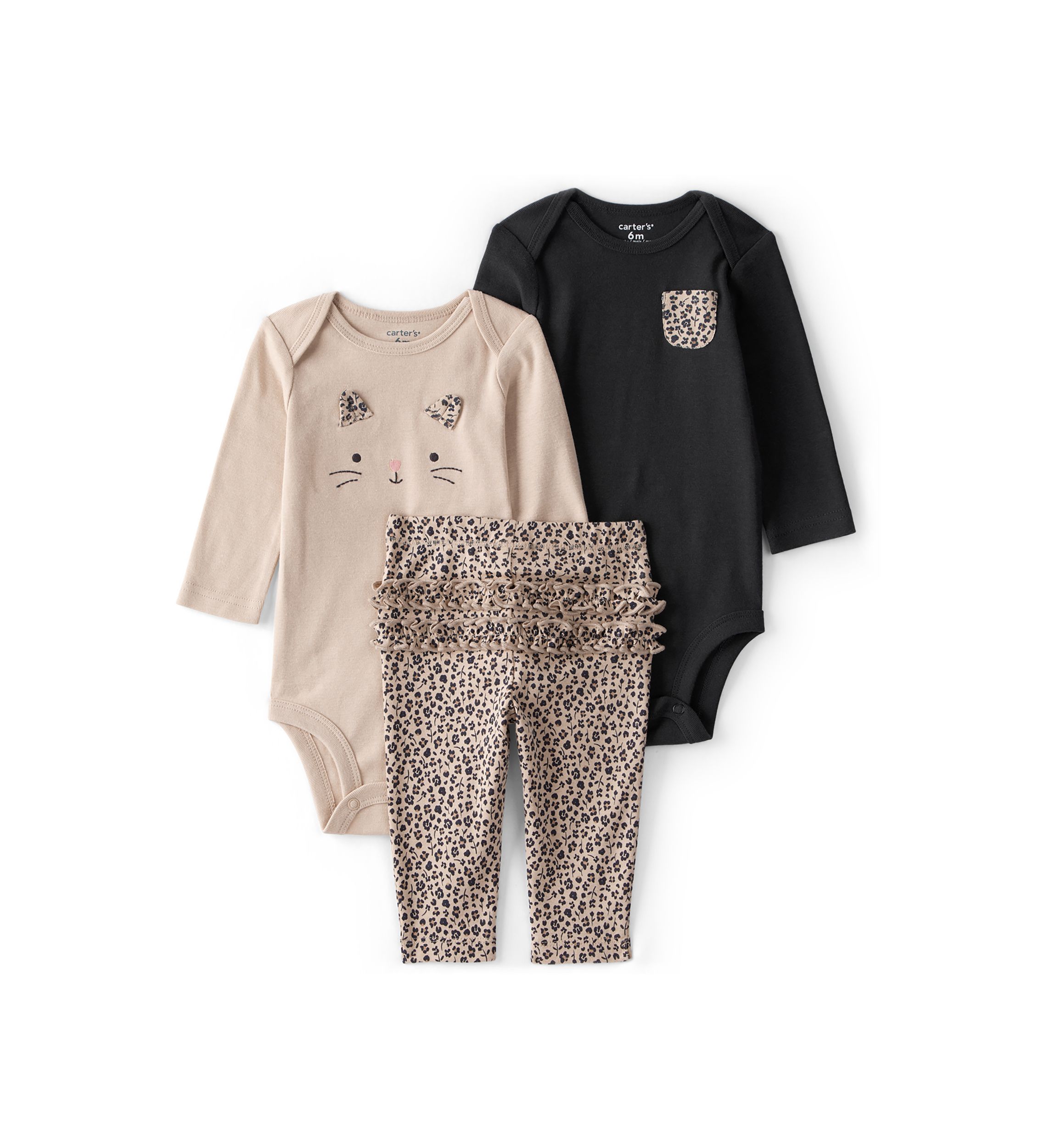 Baby Girls 3-Piece Cardigan Set