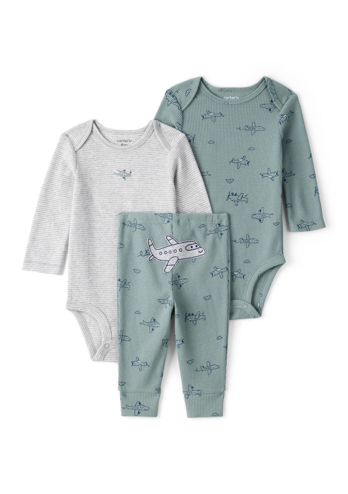 Baby Boys 3-Piece Bodysuit Set 