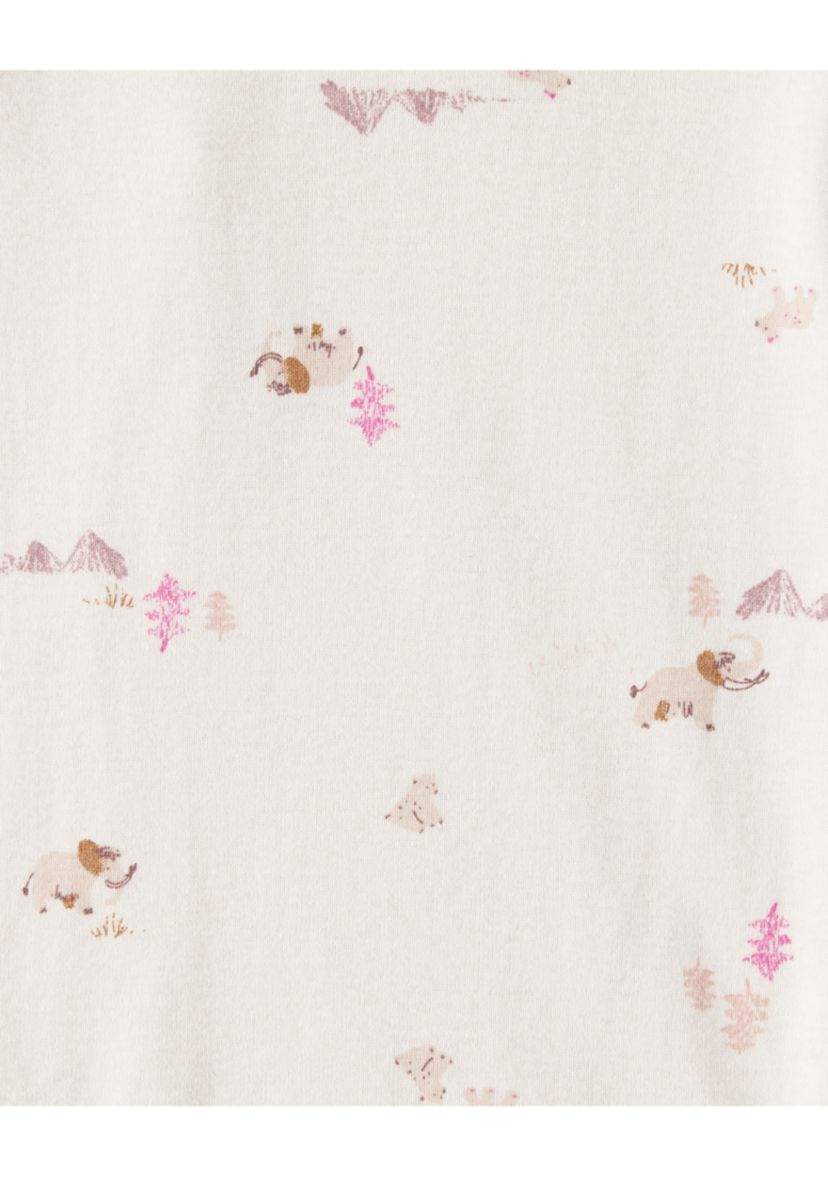 Baby Girls Set of 5 Printed Bodyuits 