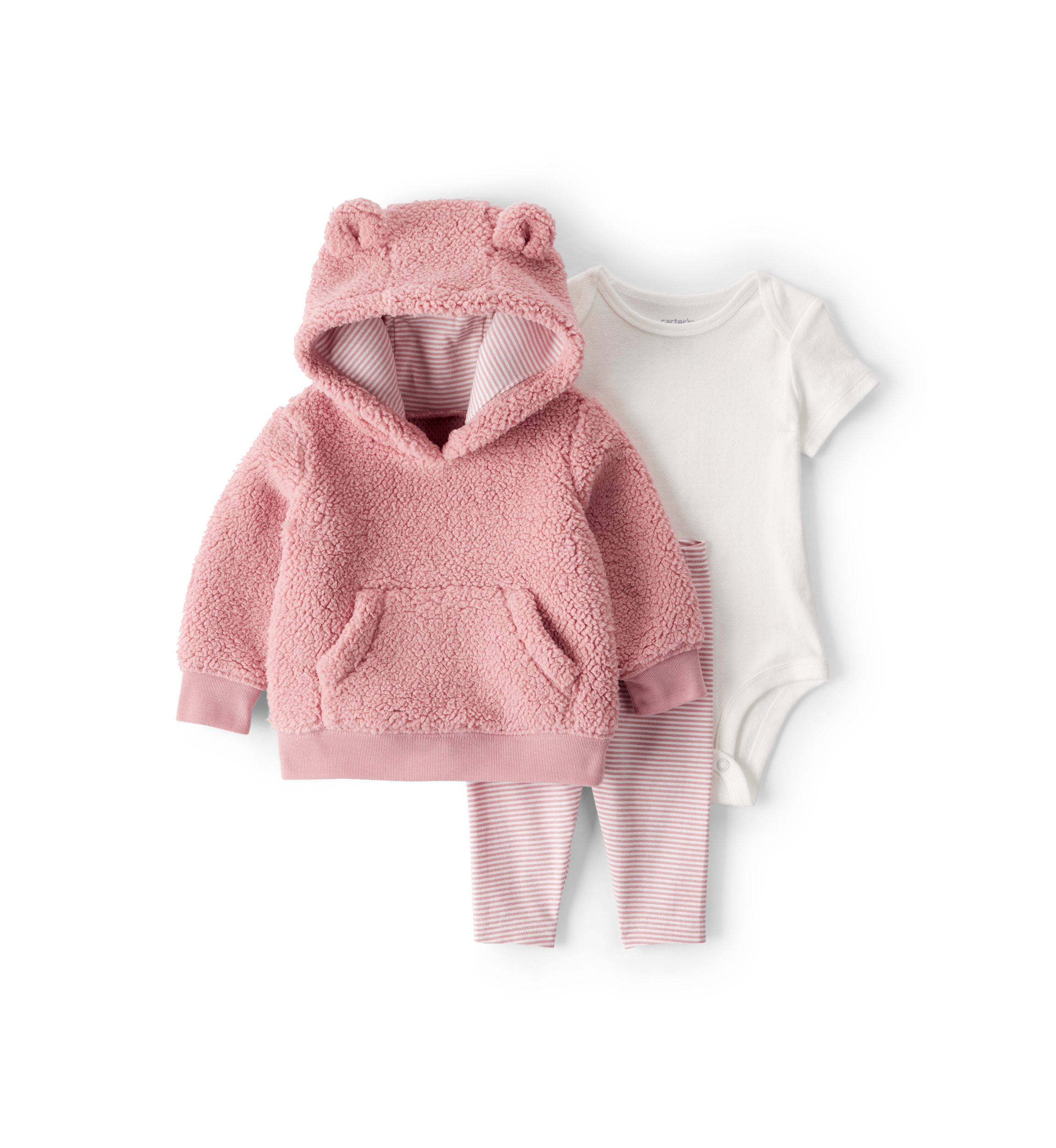 Baby Girls 3-Piece Cardigan Set 