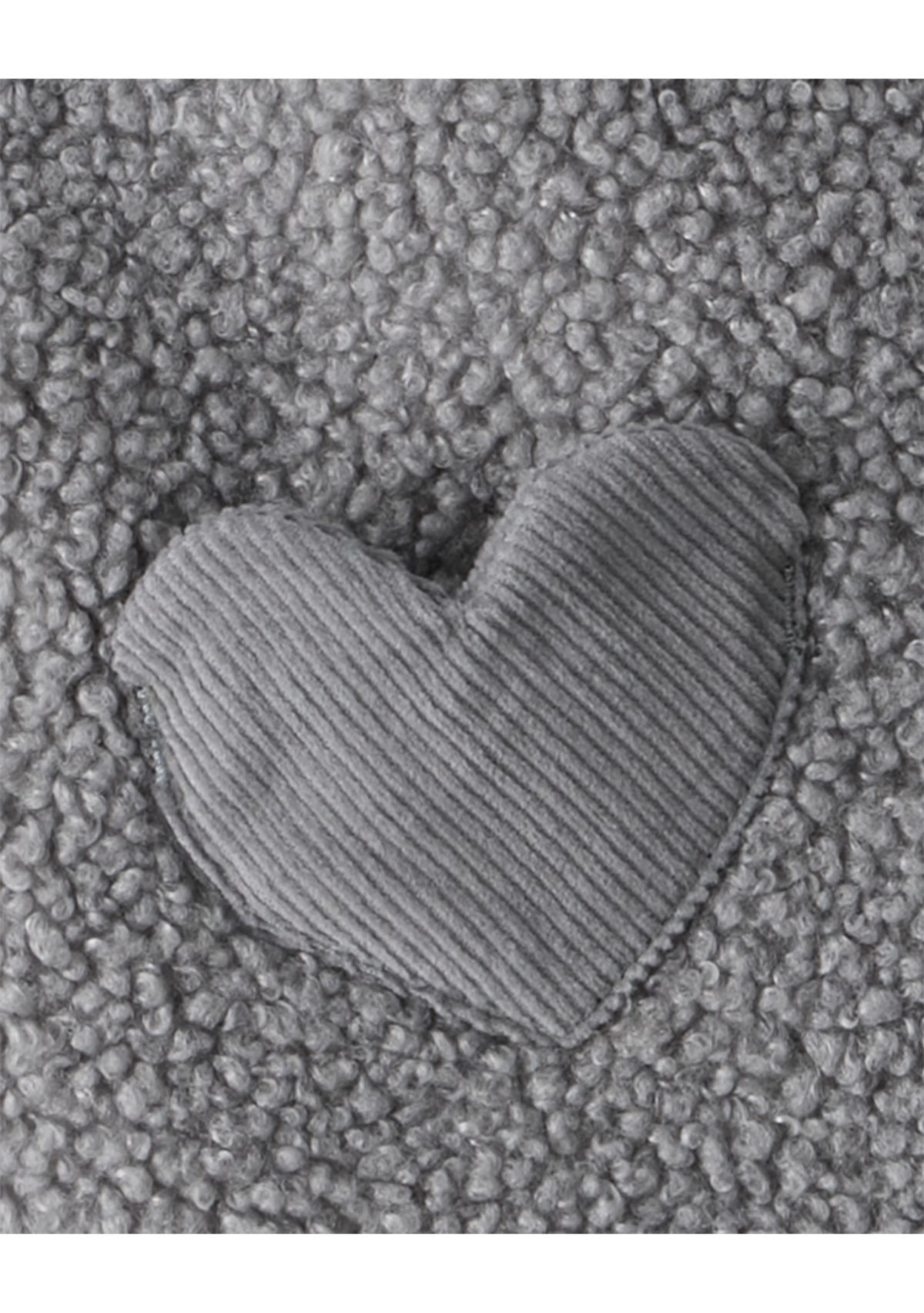 This 3-piece set does the layering for you-no styling degree required. With a soft cotton bodysuit, cozy boucle vest, and easy pull-on pants, it’s built for everyday adventures and spontaneous photo ops. The heart pockets on the vest dial up the charm without trying too hard, while the sweet floral print adds a soft pop under all that cozy grey. One outfit, lots of ways to wear.