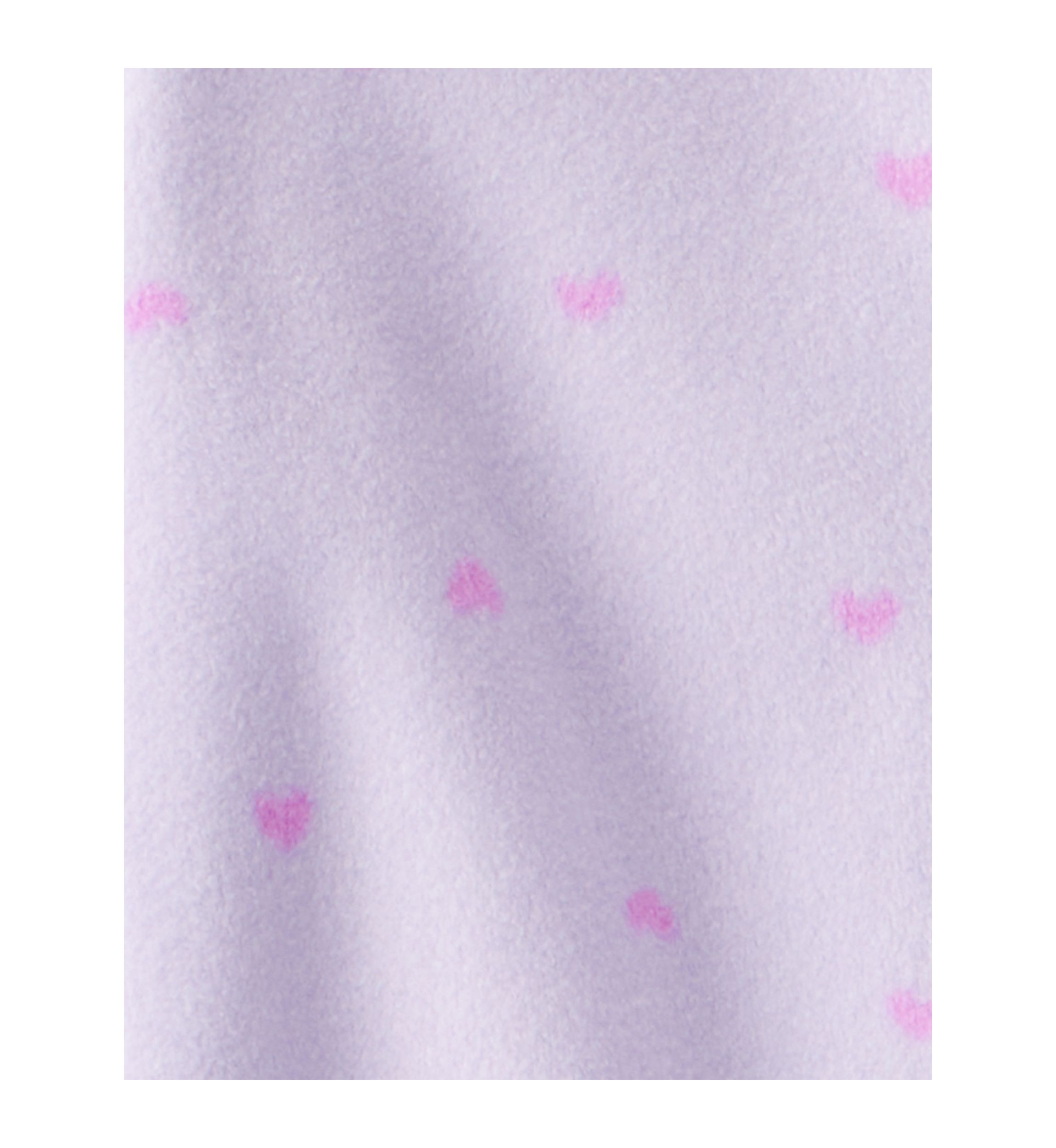 Baby Girls One Piece Footed Fleece Pajama
