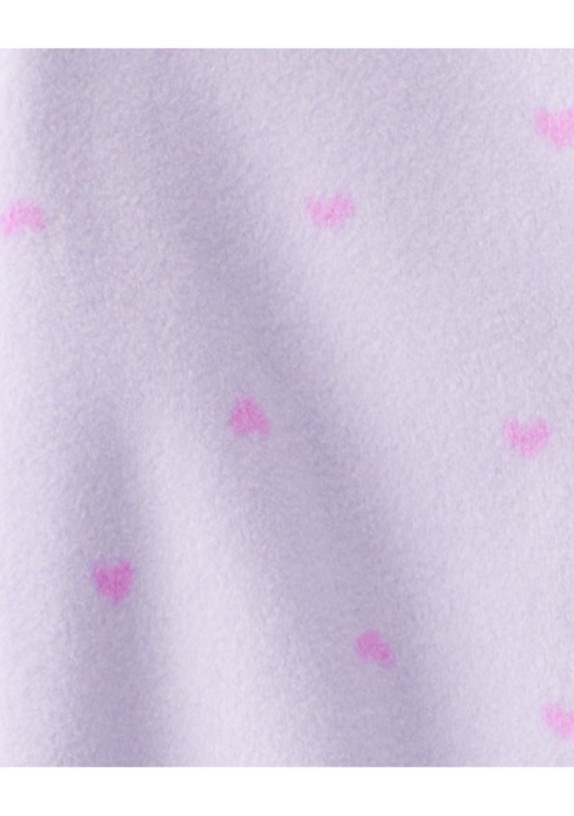 Baby Girls One Piece Footed Fleece Pajama