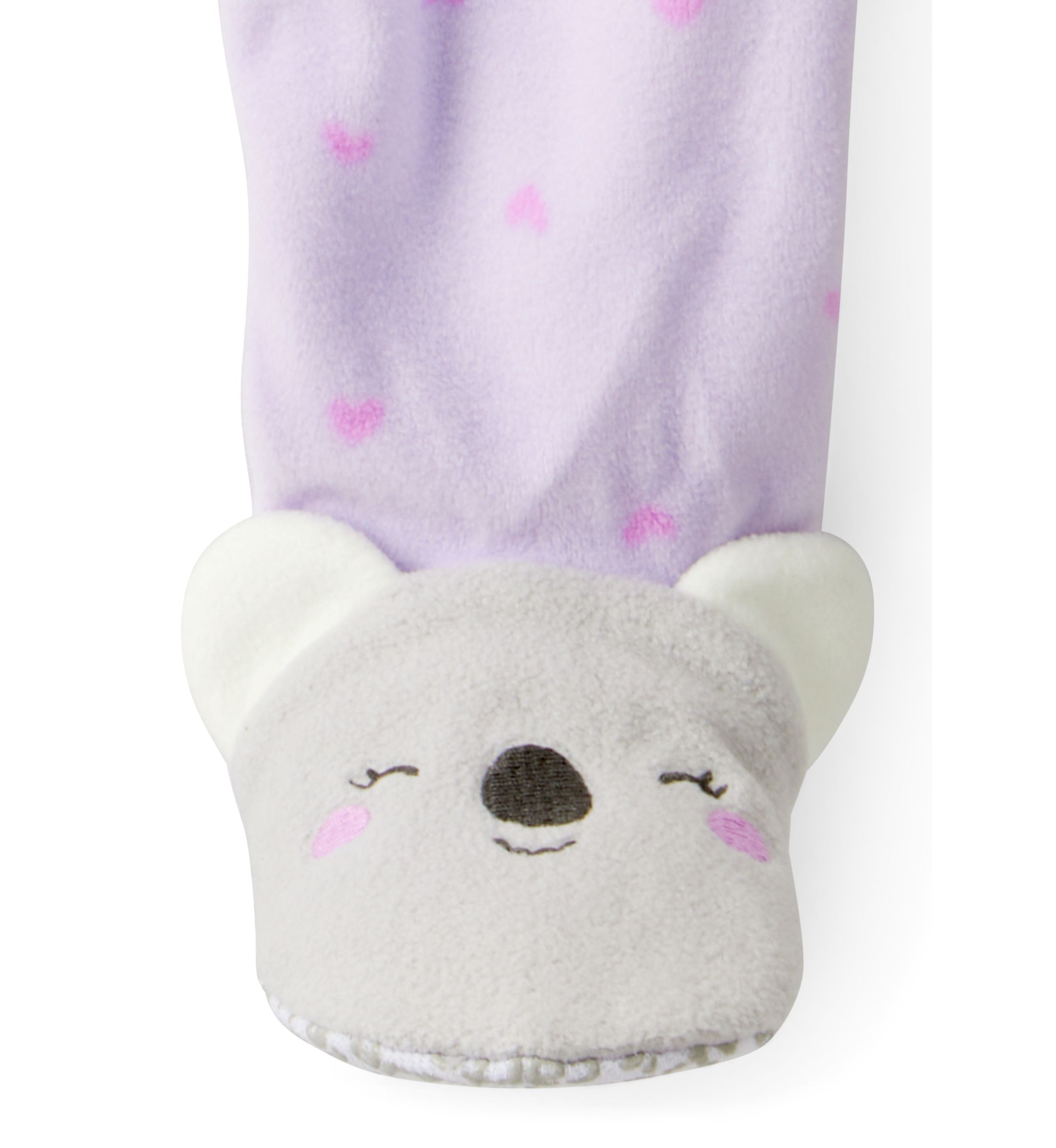 Baby Girls One Piece Footed Fleece Pajama