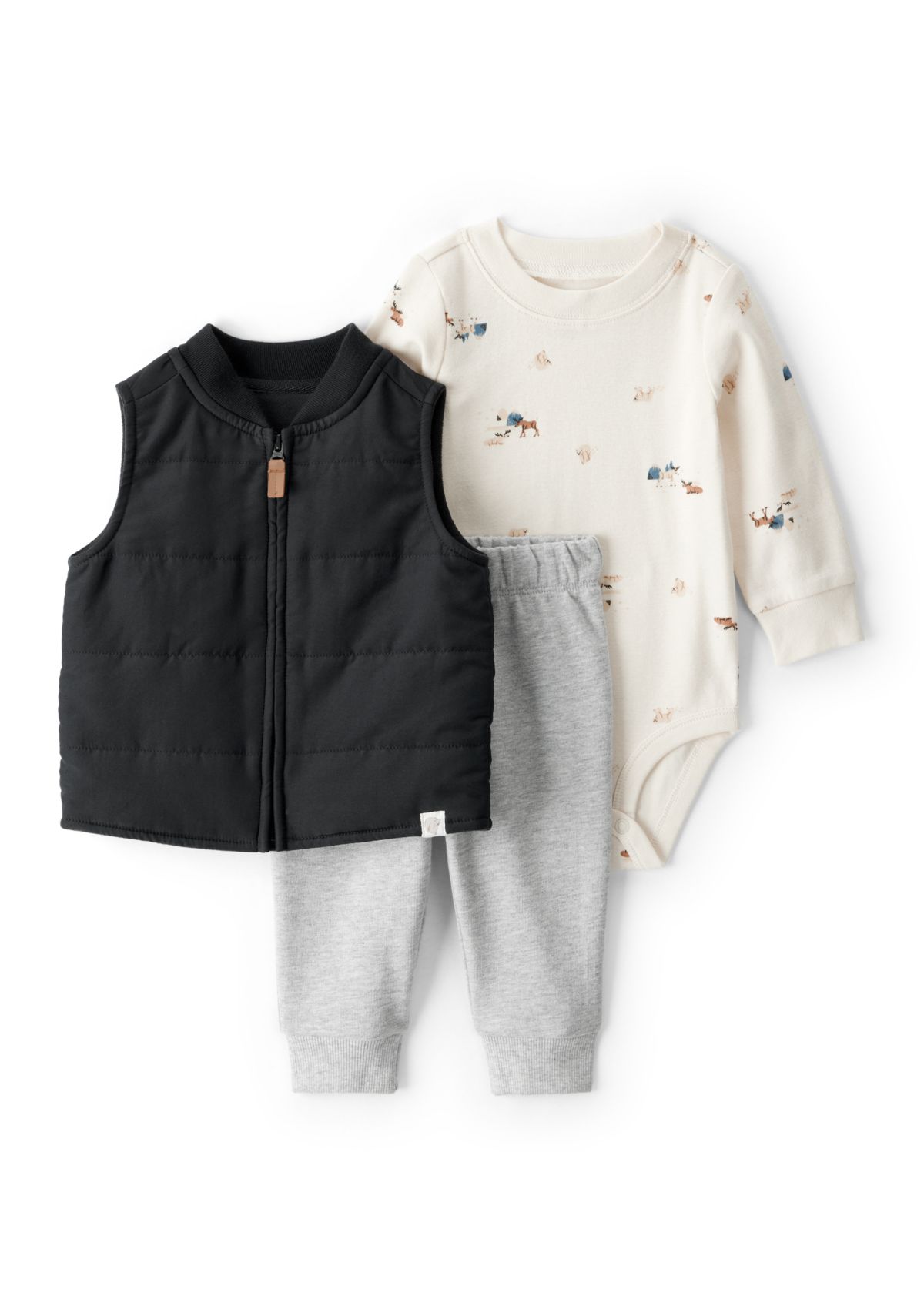 Baby Boys 3-Piece Vest Set
