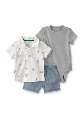 Carter's Baby Boys Shorts Body Suit and Shorts Set