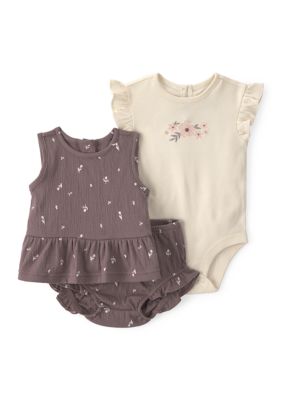 Carter's Baby Girls Floral Set