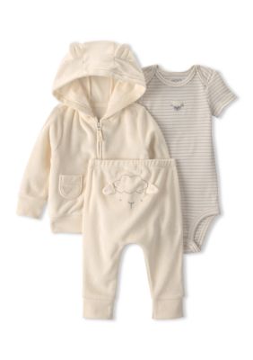 Carter's Kids Baby 3 Piece Set, Ivory, Newborn