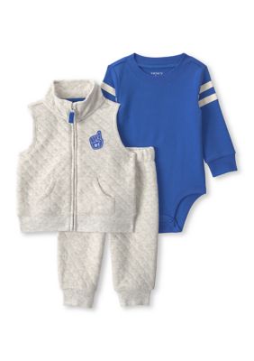 Carter's Baby Boys Bodysuit and Pants Set, Gray, 6 Months