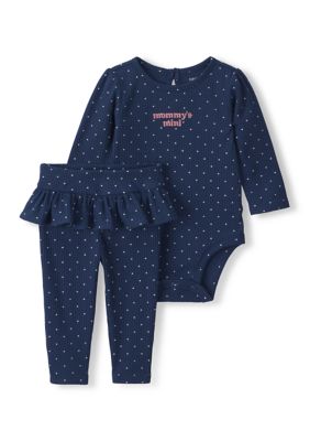 Carter's Baby Girls One Piece & Legging Set