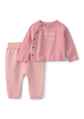 Carter's Baby Girls 2 Piece Set, Pink, 3 Months