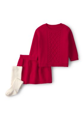 Carter's Baby Girls 2-Piece Sweater Set, Red, 12 Months