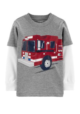 boys firetruck shirt