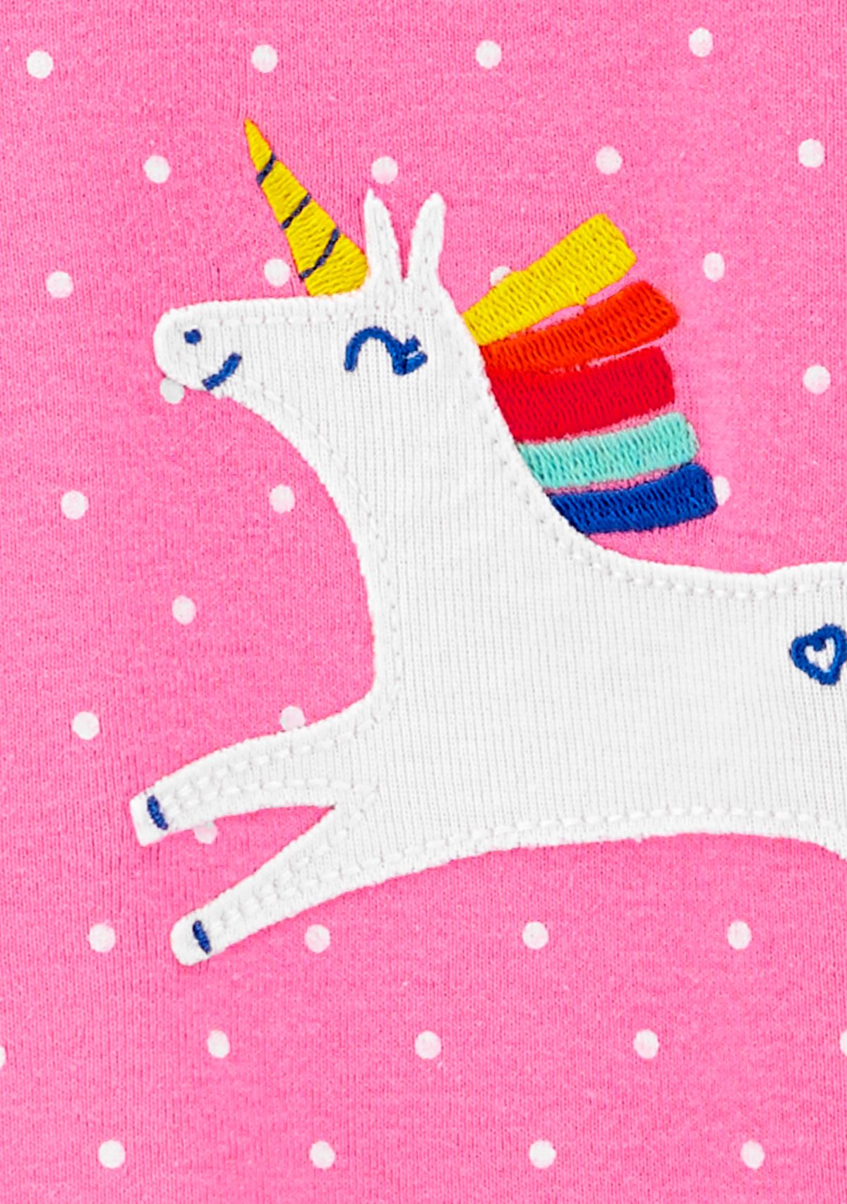 Toddler Girls One-Piece Unicorn Snug Fit Cotton Footie Pajamas