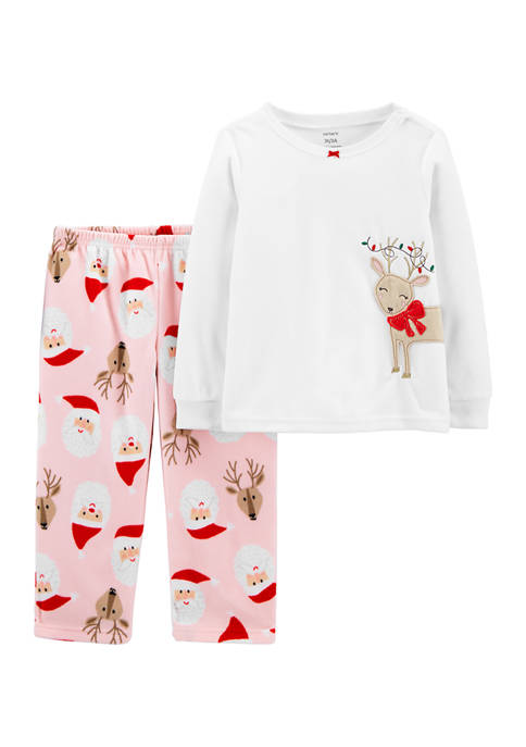 Carter's® Toddler Girls 2 Piece Printed Pajama Set | belk