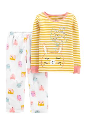 Carter's® Toddler Girls 2 Piece Bunny Pajama Set | belk