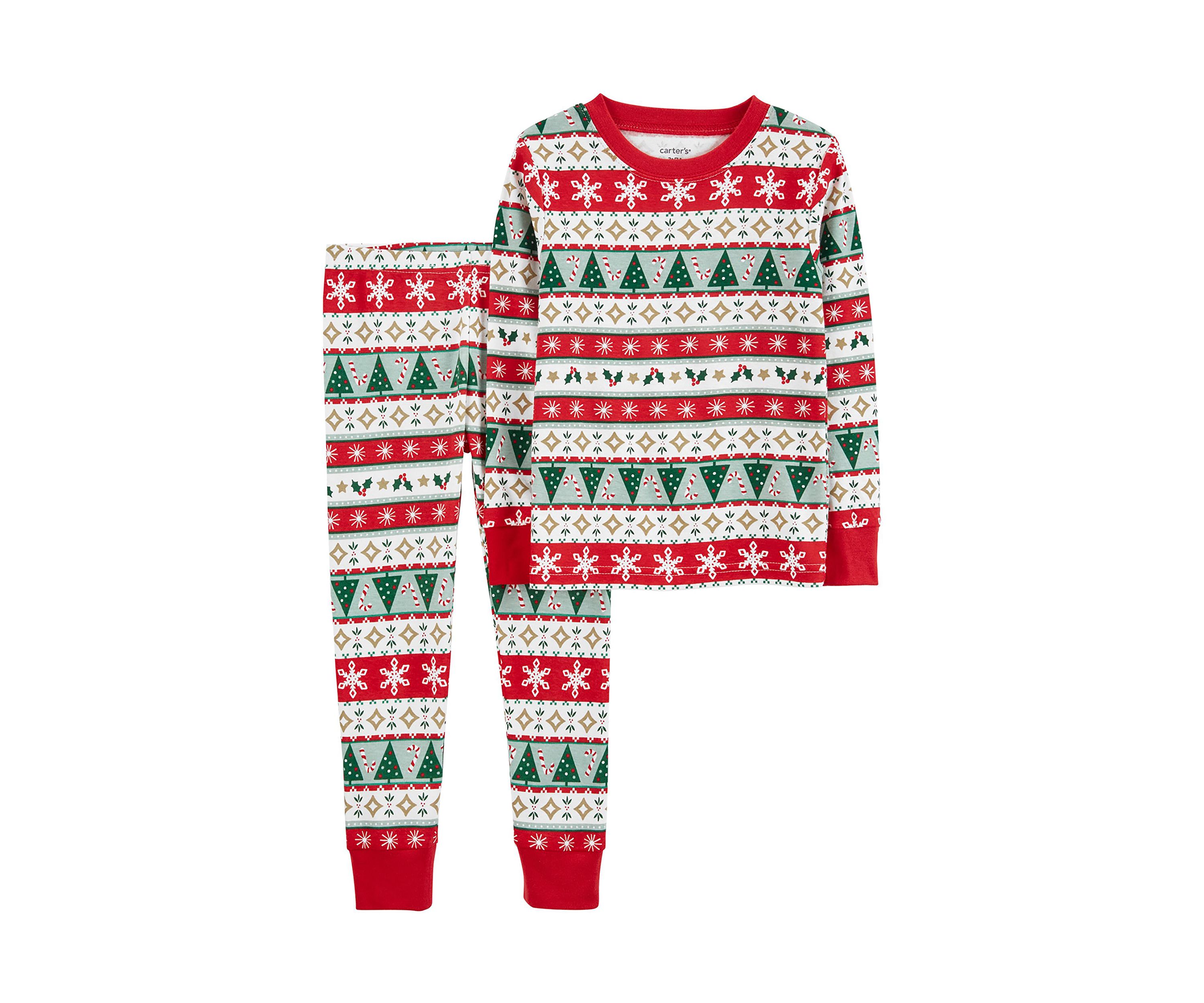 Toddler Boys 2-Piece Christmas 100% Snug Fit Cotton PJs