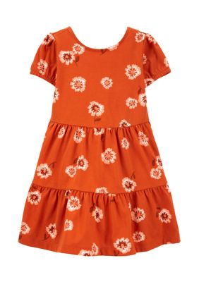 Toddler Girls Tiered Floral Dress