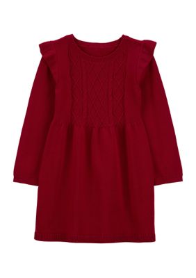 Toddler Girls Sweater Knit Dress