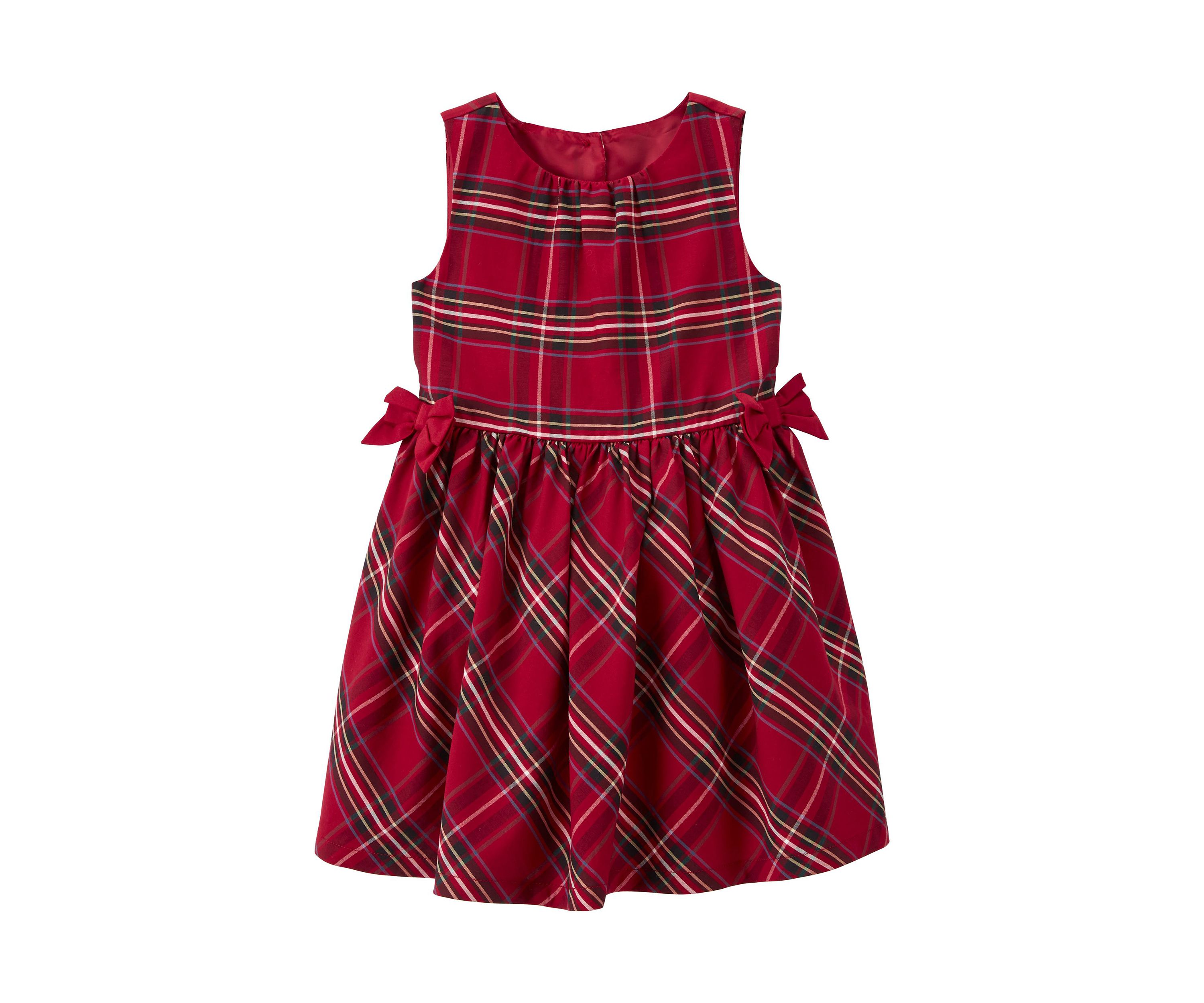 Toddler Girls Plaid Dress