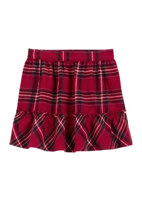 Toddler Girls Plaid Skirt