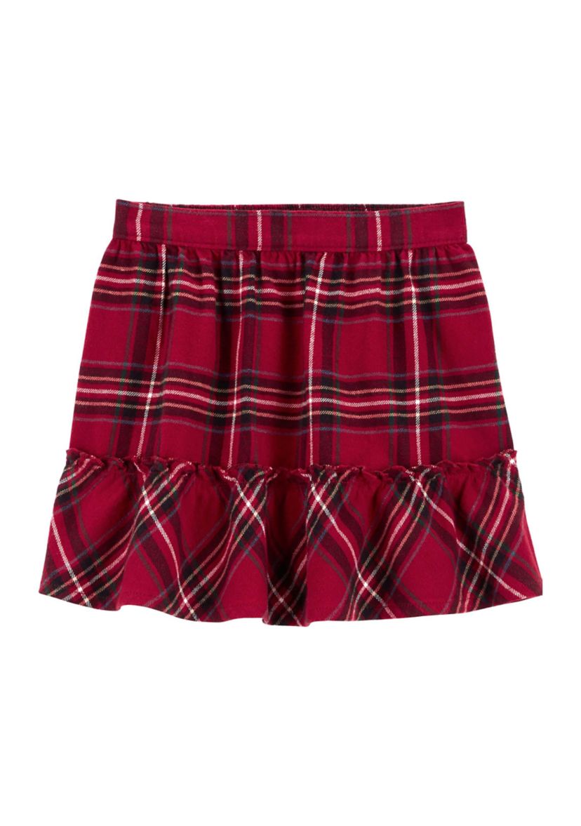 Toddler Girls Plaid Skirt