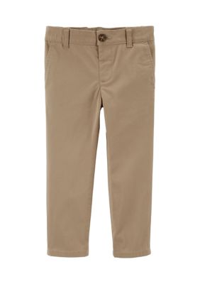 Toddler Boys Flat Front Chino Pants