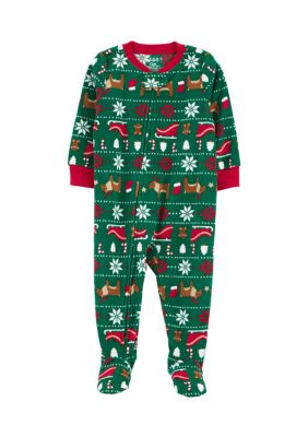 Carter's® Toddler Boys Christmas Printed Footie Pajamas | belk