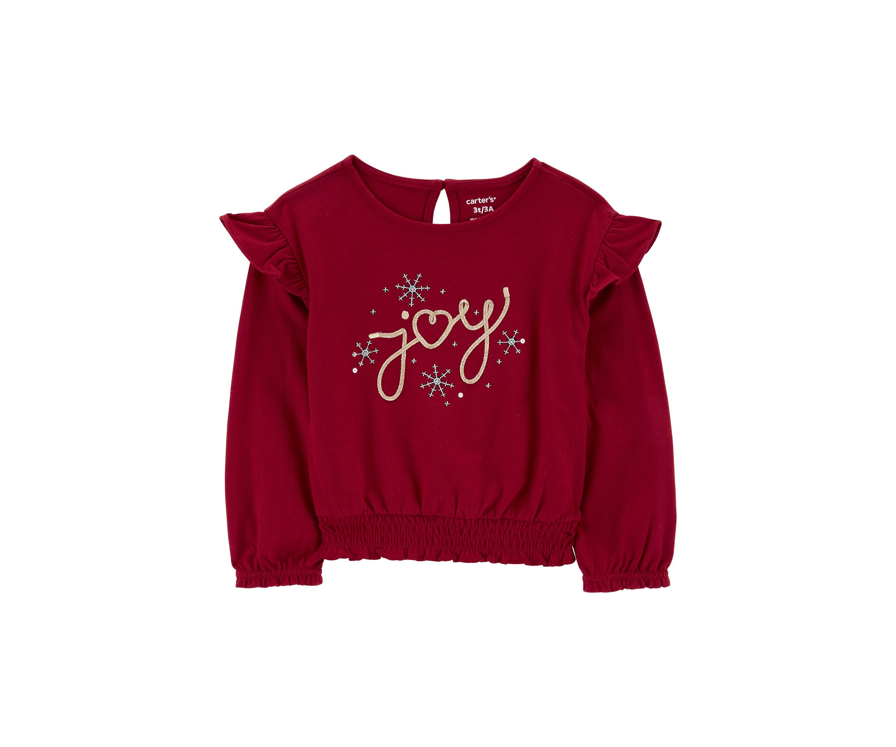 Toddler Girls Joy Graphic Top