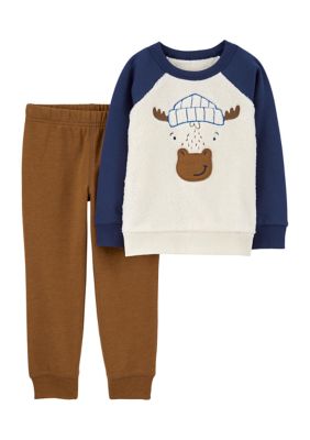 Toddler Boys Moose Graphic T-Shirt Set