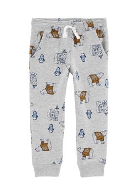 Toddler Boys Animal Printed Pull On Joggers