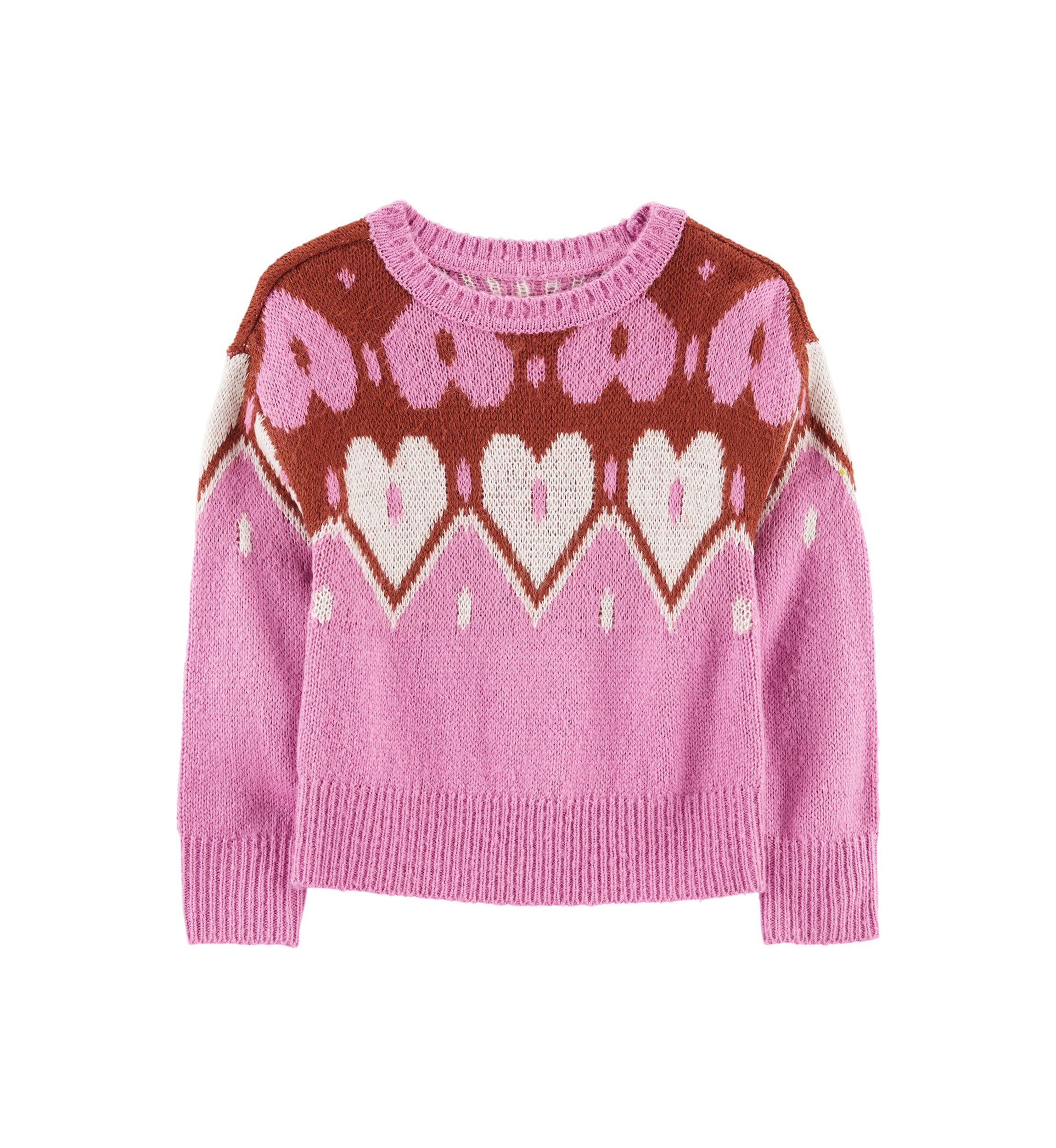 Toddler Girls Fair Isle Sweater