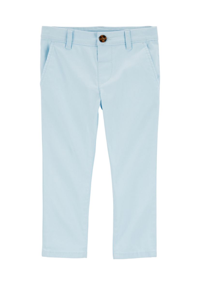 Toddler Boys Solid Twill Pants