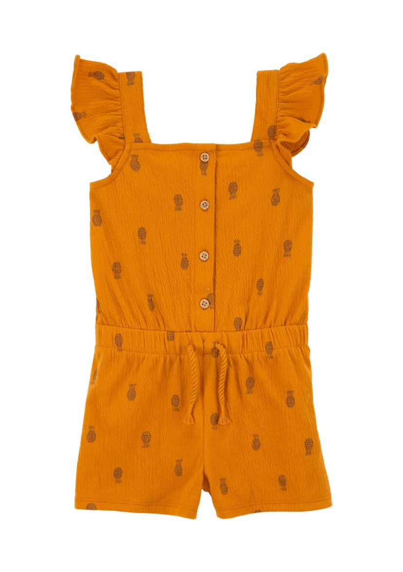 Toddler Girls Printed Romper 