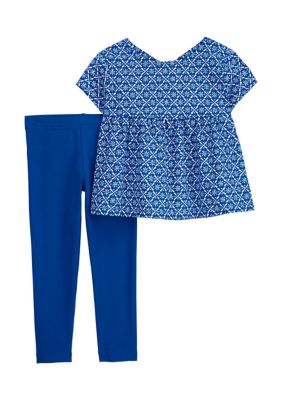 Toddler Girls Printed Legging Set