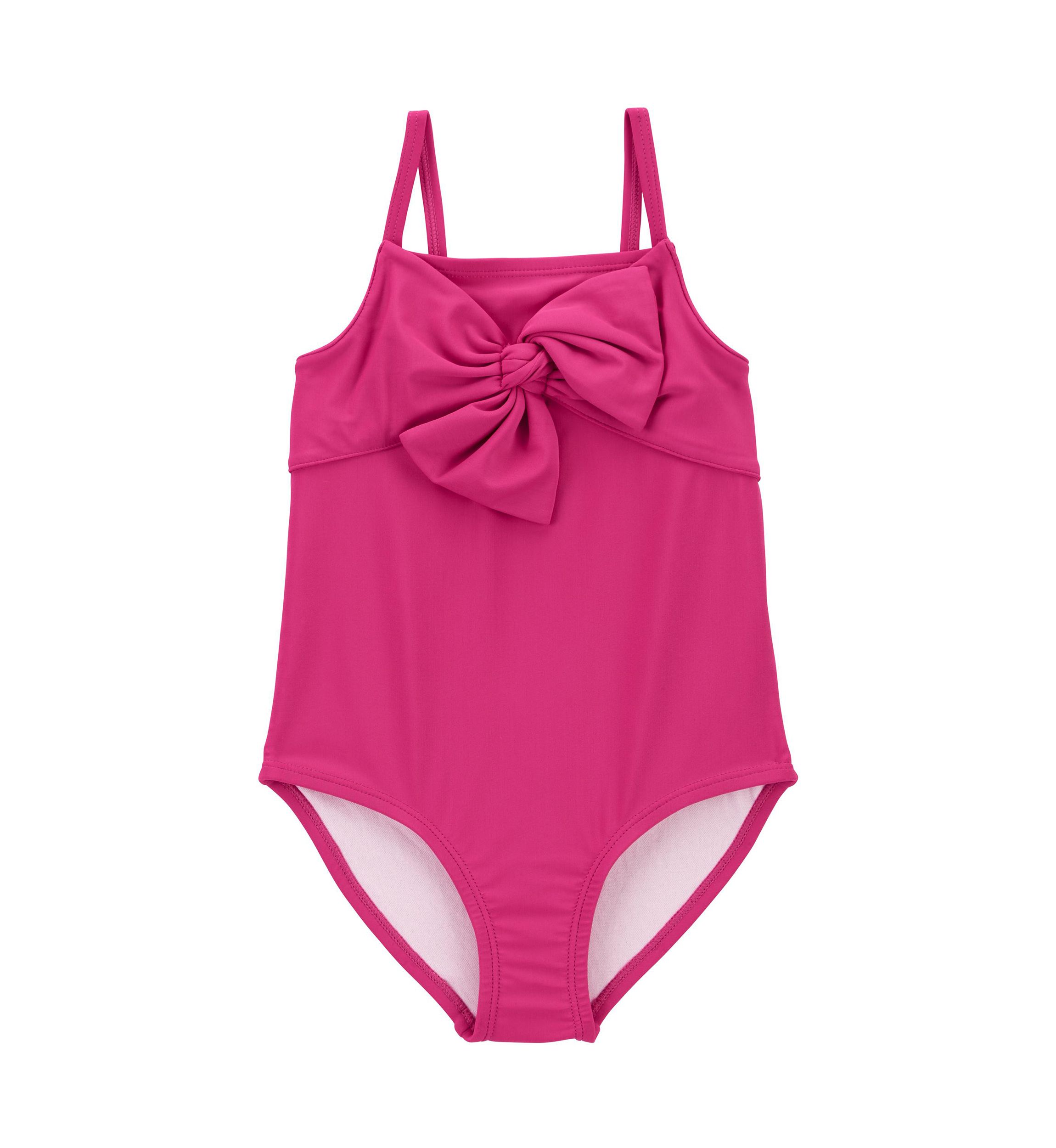 Toddler Girls Bow Front One Piece Swimsuit
