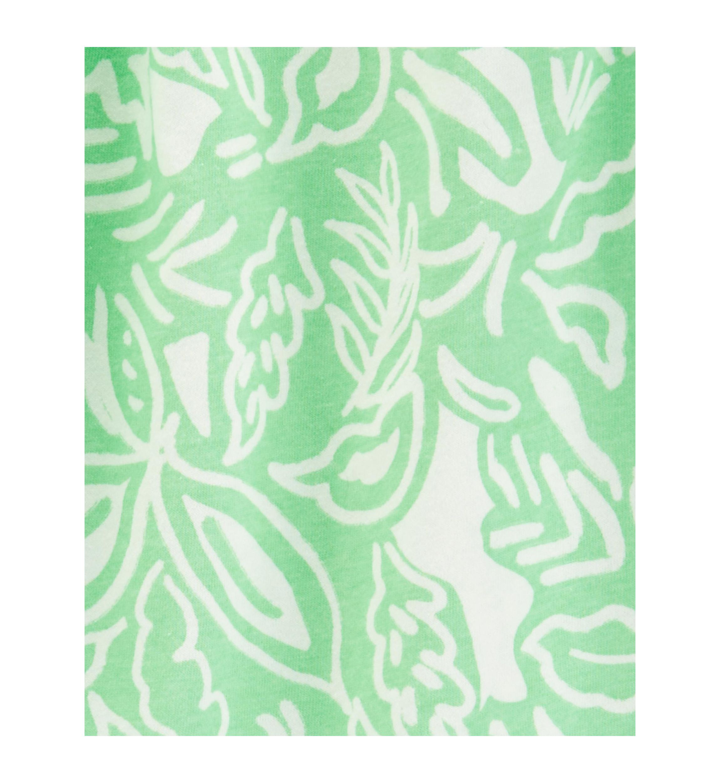 Toddler Girls Sleeveless Tropical Top and Shorts Set