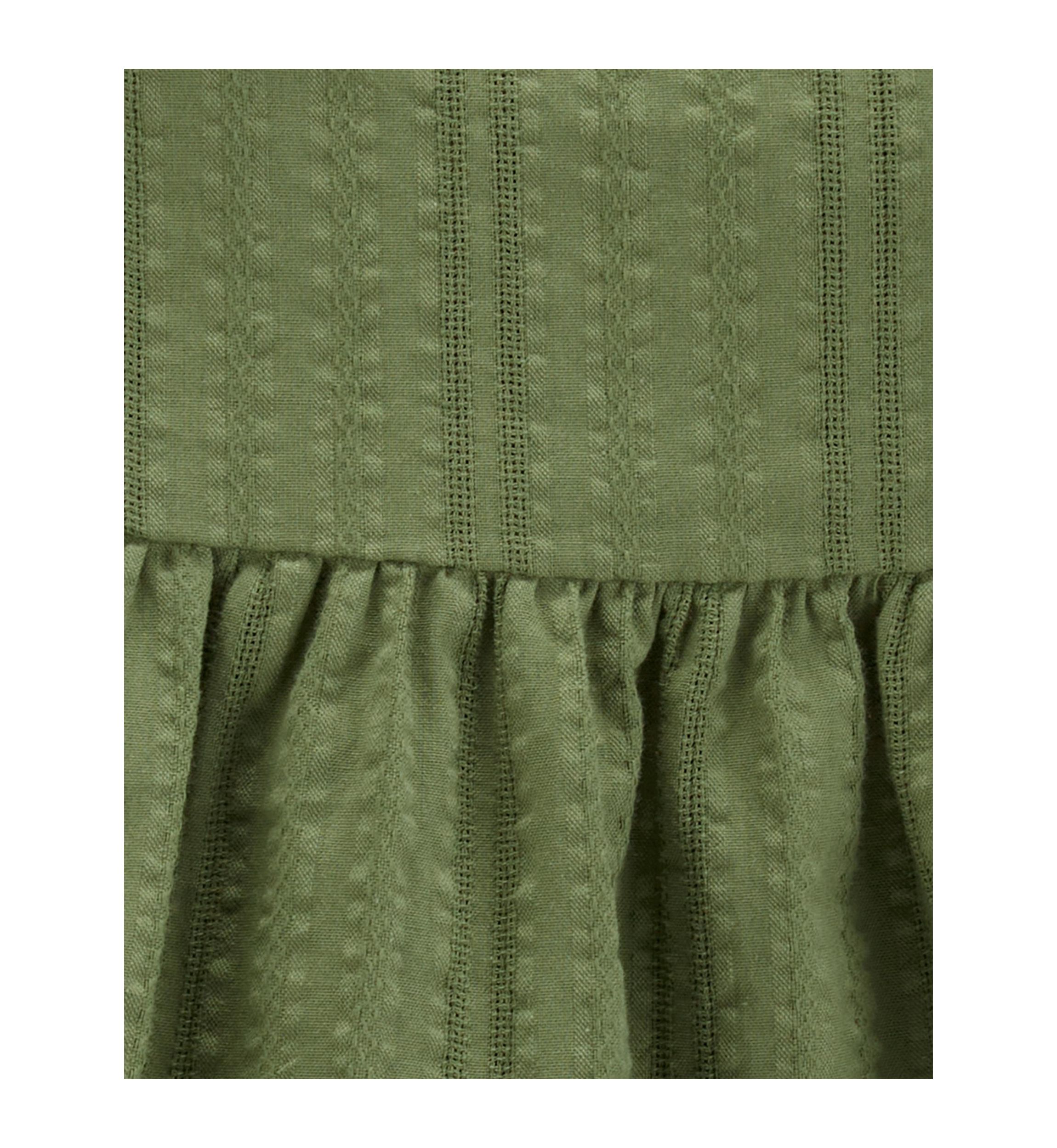 Toddler Girls Solid Textured Dress